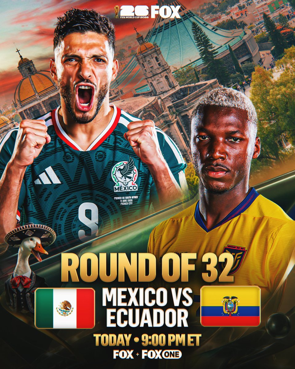 FOXSports's tweet photo. AN ELITE ROUND OF 32 MATCHUP IN MEXICO CITY 🔥 https://t.co/Rk2vEfSESh