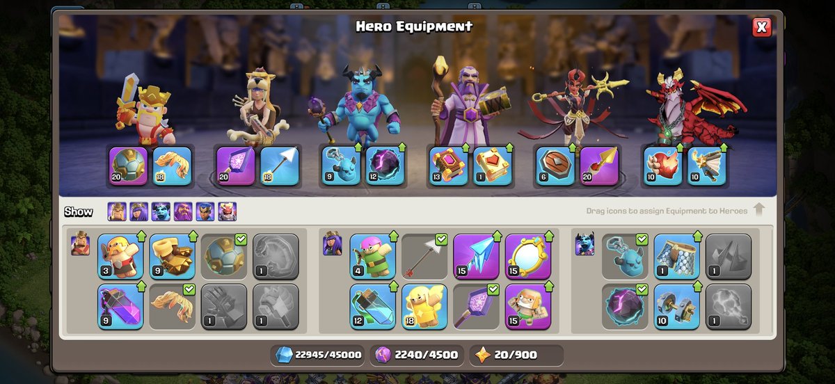 karol_clash's tweet photo. @pradeepkm493 @lngbtin431753 @ClashofClans Could you please tell me exactly where in my inventory my Giant Gauntlet is stored? I can't see it, maybe I'm blind https://t.co/FQ4wcUIi4H