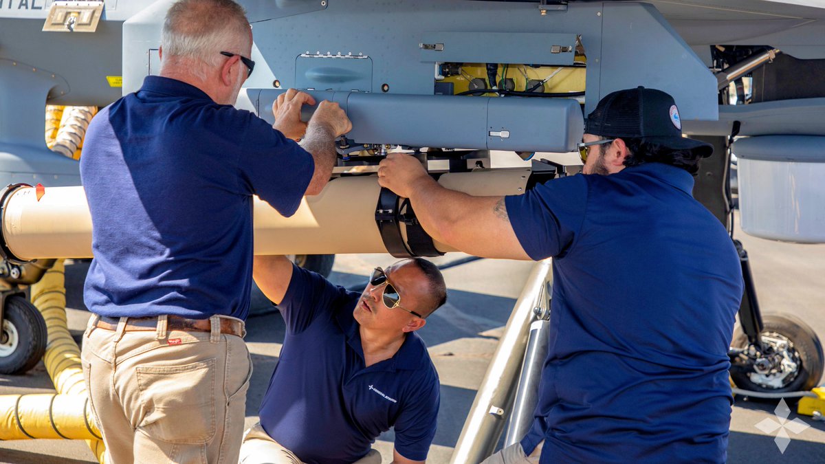GenAtomics_ASI's tweet photo. We're continually advancing the capabilities of the multi-mission MQ-9A Reaper, collaborating with government and industry on the rapid development, integration and testing of advanced payloads—making new capabilities and greater options available to warfighters. https://t.co/6RhUrt3yBh

🔹  new low-cost weapons that increase the amount #MQ9A can carry
🔹  combining different unmanned technologies with loitering munitions that extend standoff range

#UAS #LaunchedEffects