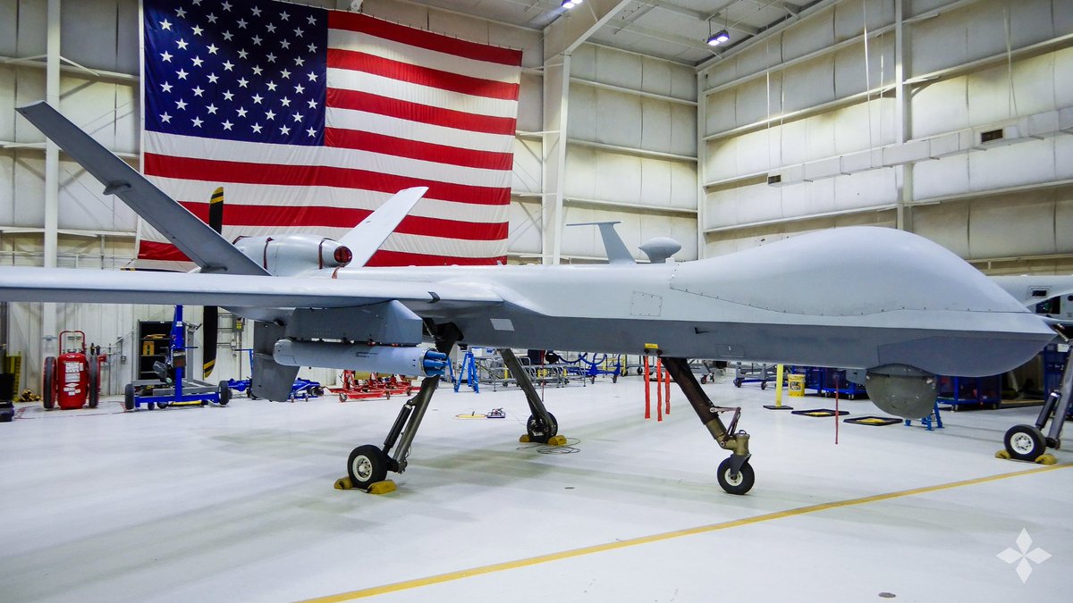 GenAtomics_ASI's tweet photo. We're continually advancing the capabilities of the multi-mission MQ-9A Reaper, collaborating with government and industry on the rapid development, integration and testing of advanced payloads—making new capabilities and greater options available to warfighters. https://t.co/6RhUrt3yBh

🔹  new low-cost weapons that increase the amount #MQ9A can carry
🔹  combining different unmanned technologies with loitering munitions that extend standoff range

#UAS #LaunchedEffects