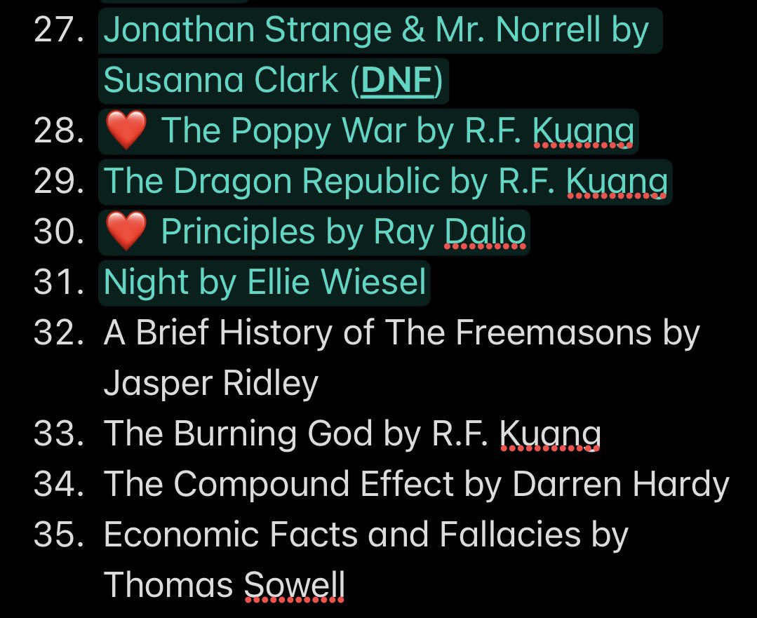 RealZachSchick's tweet photo. June/July Reading Update! https://t.co/E7lw3TuqE5