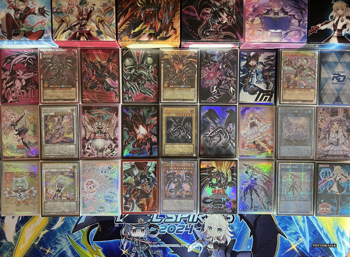 SHINK_Absolute's tweet photo. 【固定】遊戯王メイン使用デッキ
OCG  ：ヴァレット、ヤミー、閃刀姫
RUSH：真紅眼、P.M、ハイテクドラゴン
MD：閃刀姫、センチュリノーツ、絢嵐SR https://t.co/tQUNE7v6YO