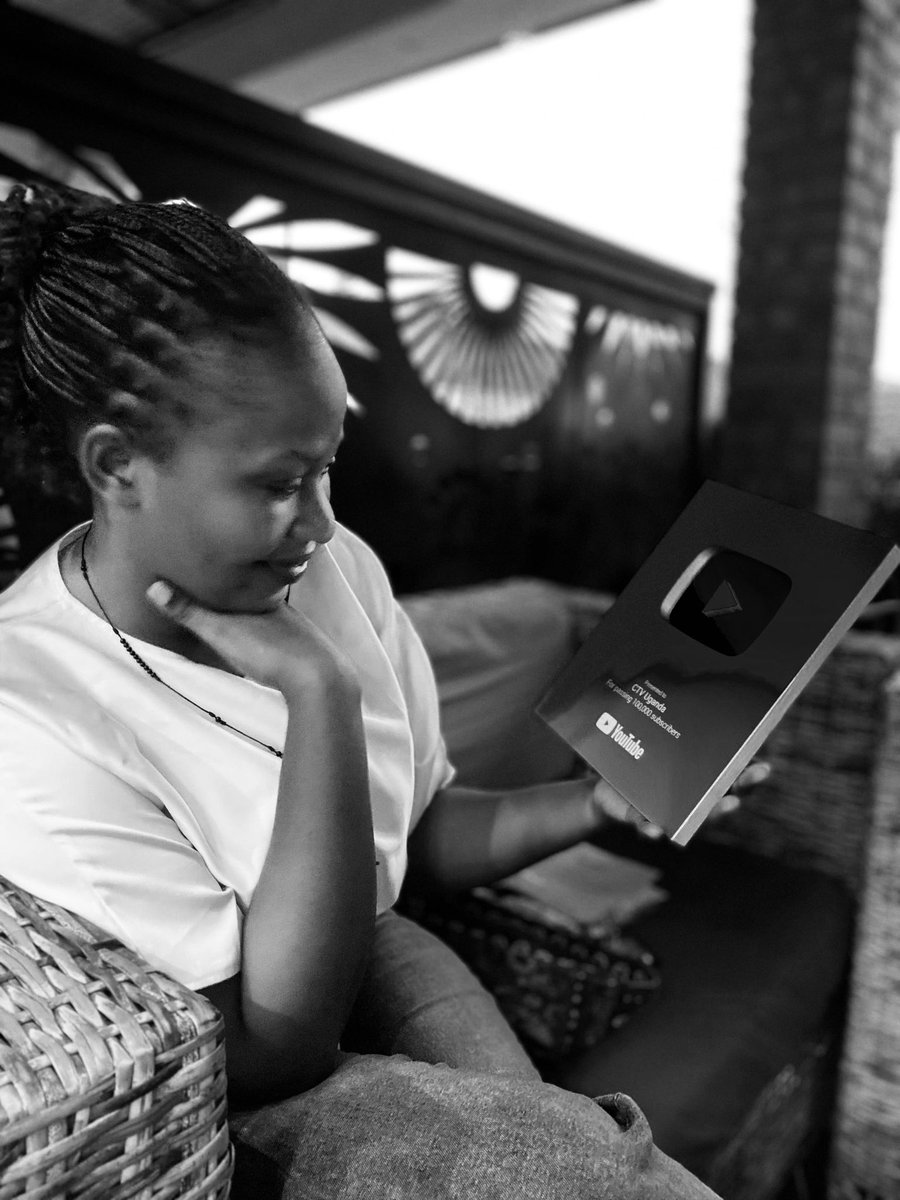 MKansabe's tweet photo. Today’s crush: that Silver Play Button😍

Congratulations, my friend Kagaba, on reaching 100K YouTube subscribers. Wishing you even greater success as you begin the journey to 200K.
@ctvuganda https://t.co/WcilYLXm1t