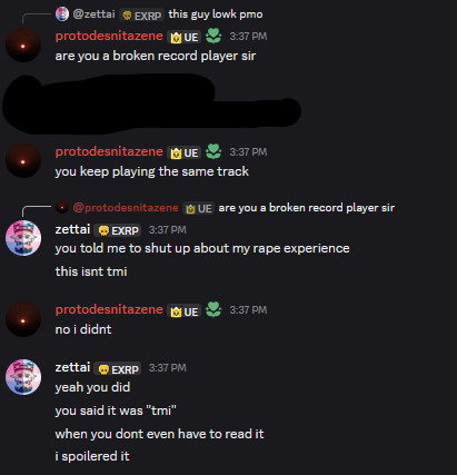 Pand3m0nium30's tweet photo. 🧵

I saw the chat and everything, to those who want the screenshots, here. 

Boo/Natz is apathetic, literally does not care and talks behind Zettai for venting. (in the thread below there will be more screenshots) Meanwhile the person who harassed Zettai for venting has been- https://t.co/lYIVMnEKyW