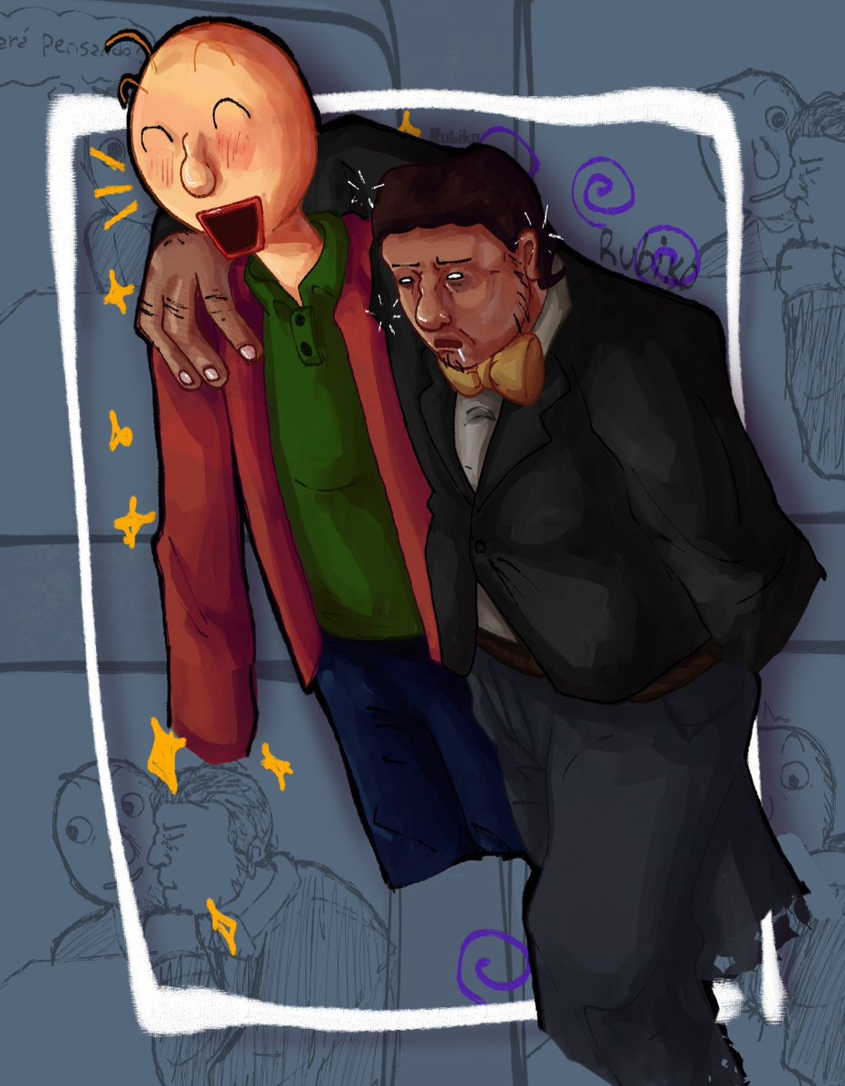 Mr_RubikMan's tweet photo. buenas noches
Acá mi intento de cómic o si o si 
#baldisbasics #bbieal #baldi https://t.co/1kCnelEUv8