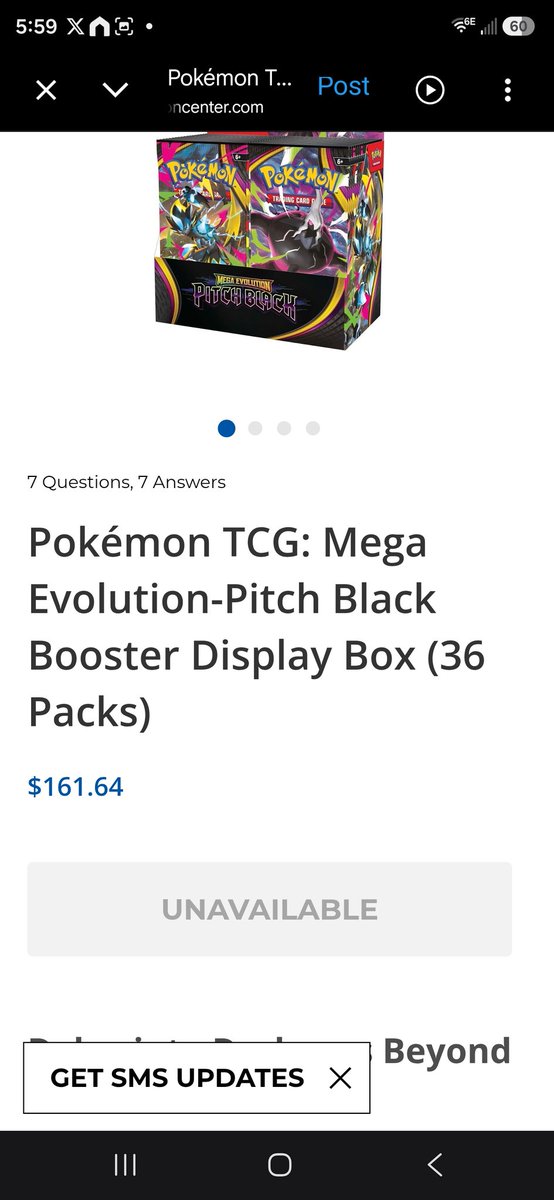 richipg31's tweet photo. @PokemonDealsX Unavailable for me https://t.co/m05U7ee6xG