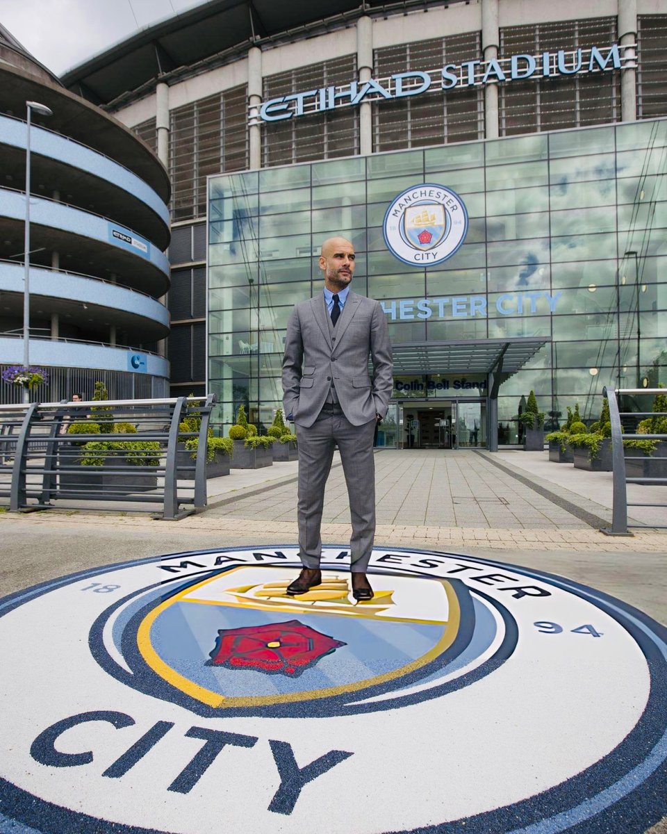 cityreport_'s tweet photo. Ten years ago today, Pep Guardiola’s first day. 🥹🩵 https://t.co/auAHvGuavy