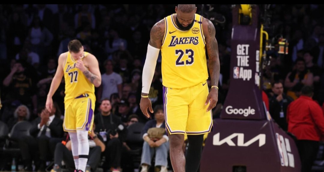 Checkmatee27's tweet photo. Eight years of “greatness” in LA:

2019: Missed the playoffs
2020: Bubble ring
2021: First-round exit
2022: Missed the play-in
2023: Swept in the conference finals
2024: First-round exit
2025: First-round exit
2026: Swept in the second round

What a stint 🔥 https://t.co/sr0xytrdmQ