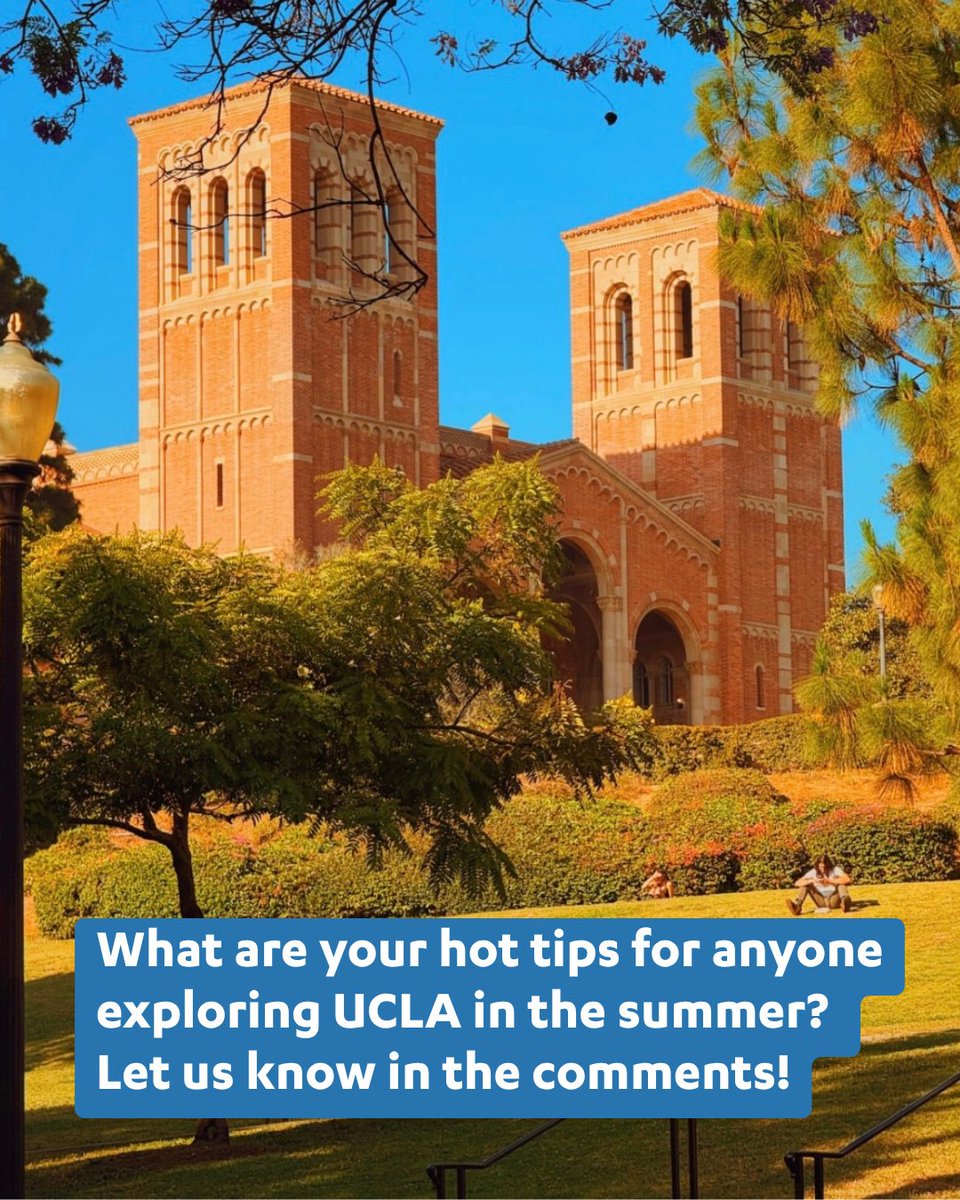 UCLA's tweet photo. Unlock the best of UCLA this summer. ✨ https://t.co/n2dqholDrj