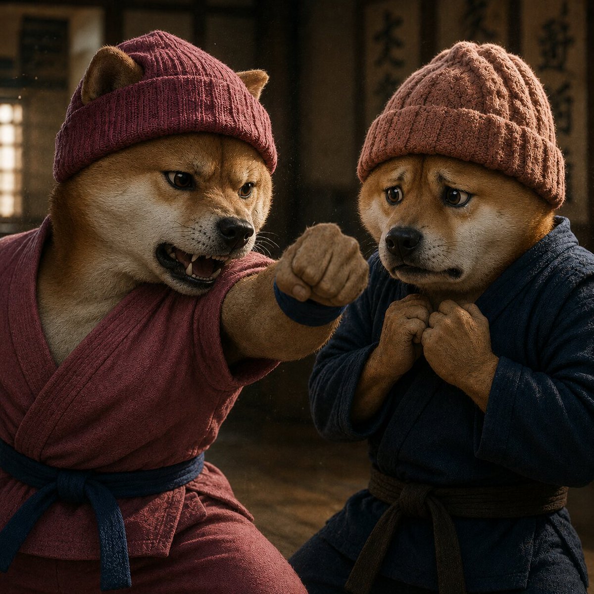 shibwifcoin's tweet photo. CHOOSE YOUR FIGHTER, #SHIBWIFHAT #DOGWIFHAT 

#Shibwifhat is the #dogwifhat killer. https://t.co/OzMq4iOIj8
