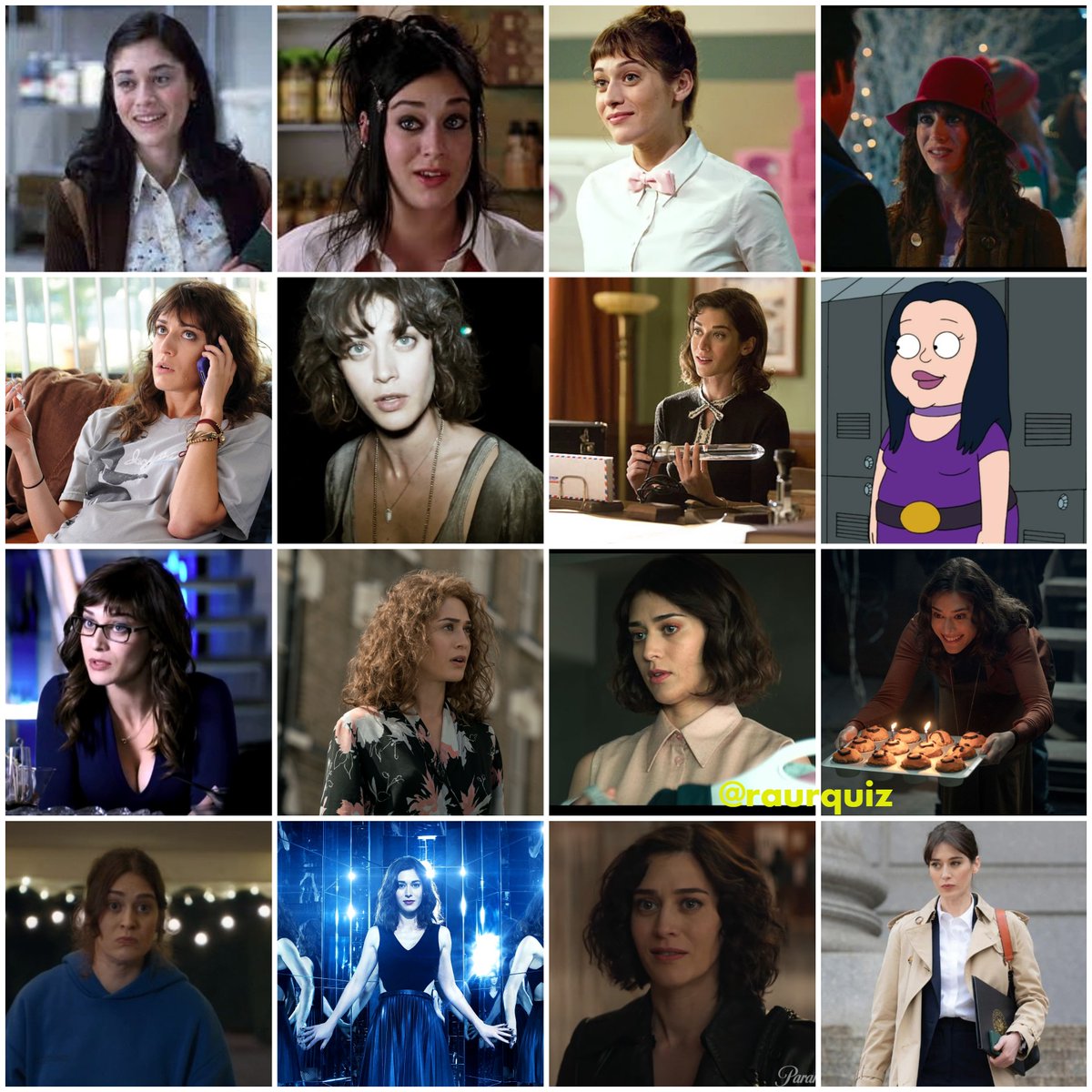 raurquiz's tweet photo. #HappyBirthday @thelizzycaplan #lizzycaplan #actress #freaksandgeeks #meangirls #cloverfield #NowYouSeeMe #NowYouDont #ThePeopleWeHateattheWedding #cobweb #extintion #allied #TheInterview #americandad #related #theclass #ZeroDay #partydown #MastersofSex #hottubmachine #127hours https://t.co/H2UwoI5Qhv