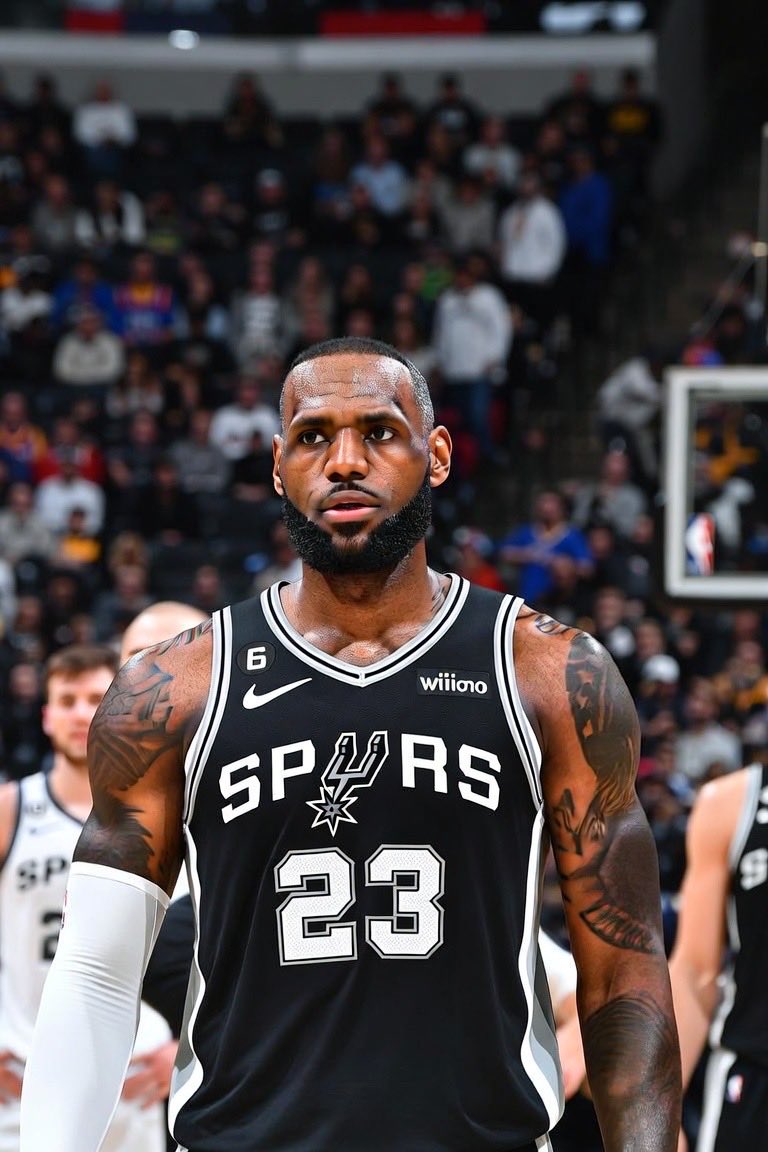 C_Trell89's tweet photo. Need Bron in San Antonio next year https://t.co/Z0Vcszu2GV