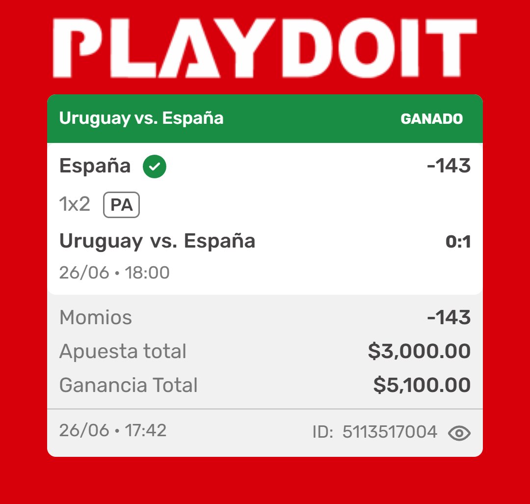 GianPicks's tweet photo. Lo que nos esta dando el mundial es de locos😍
no paramos de ganar🤑

Deja tu ❤️ Dale 🔄 y les comparto el pick que tengo para la tarde💣🧨 https://t.co/Od5hqmNgU1