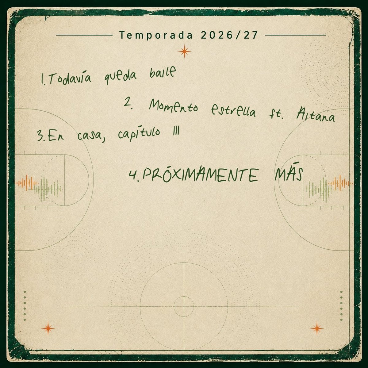 AlbaceteBasket's tweet photo. Se ha quedado un día bonito para adelantar información sobre otro jugador, ¿no creéis🤔? 

Tercera canción: ‘En casa, capítulo III’ 
Pista: porque él es partidario de ‘no hay dos sin tres’ y si se trata de Albacete, con más motivo

Alguno lo sabe ya… seguro🫣 https://t.co/2tXOMCCNze