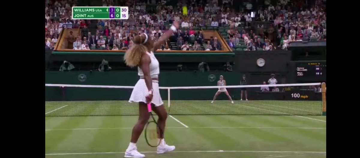 Nickjagger007's tweet photo. Wimbledon 🎾
Vamos Serena! https://t.co/p5oFcoxPi2