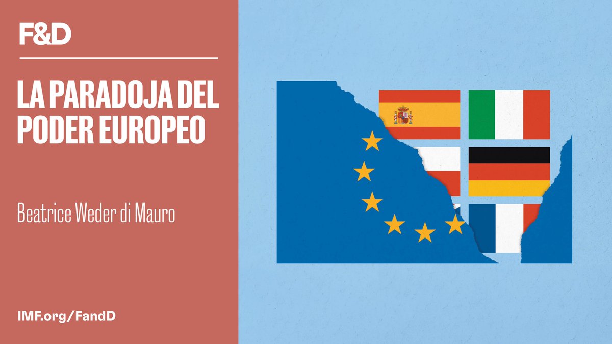 FMInoticias's tweet photo. Al considerarse una “potencia intermedia”, Europa subestima su poder y se arriesga a ceder protagonismo en los asuntos internacionales, escribe Beatrice Weder di Mauro en la revista F&amp;D.  https://t.co/xT4pwve3MD https://t.co/X25bvC9cU3
