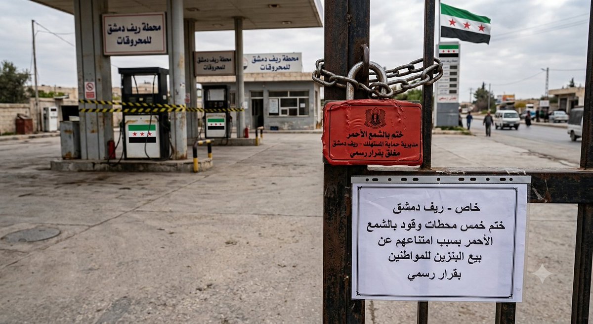 Sara_yousfii's tweet photo. محطات وقود بريف دمشق انختمت بالشمع الأحمر لأنهم عم يمتنعوا عن بيع البنزين ويحاولوا يعملوا أزمة من ولا شيء! 👍

المادة متوفرة والبلد مو ناقصة احتكار وهدول هم السبب الرئيسي وراء أي اختناق عم يصير بالشارع. القانون لازم ياخد مجراه مع كل مستغل.

#سوريا #دمشق #الوعي_أولاً https://t.co/XAo5OT5MrQ
