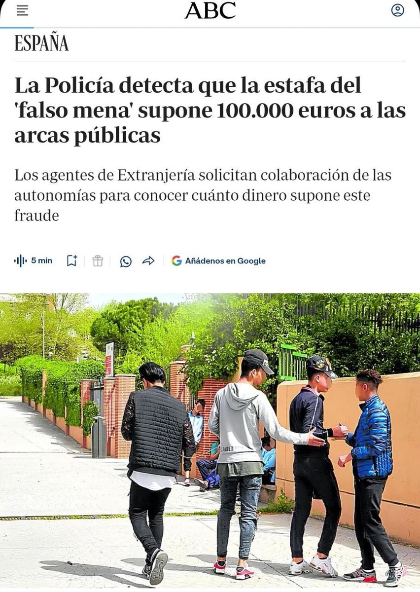 Elna10476048's tweet photo. 🇪🇸 | España | La Policía detecta que la estafa del 'falso mena' supone 100.000 euros a las arcas públicas.
 https://t.co/fjn26ZNp2c https://t.co/eS7iVFtFZr