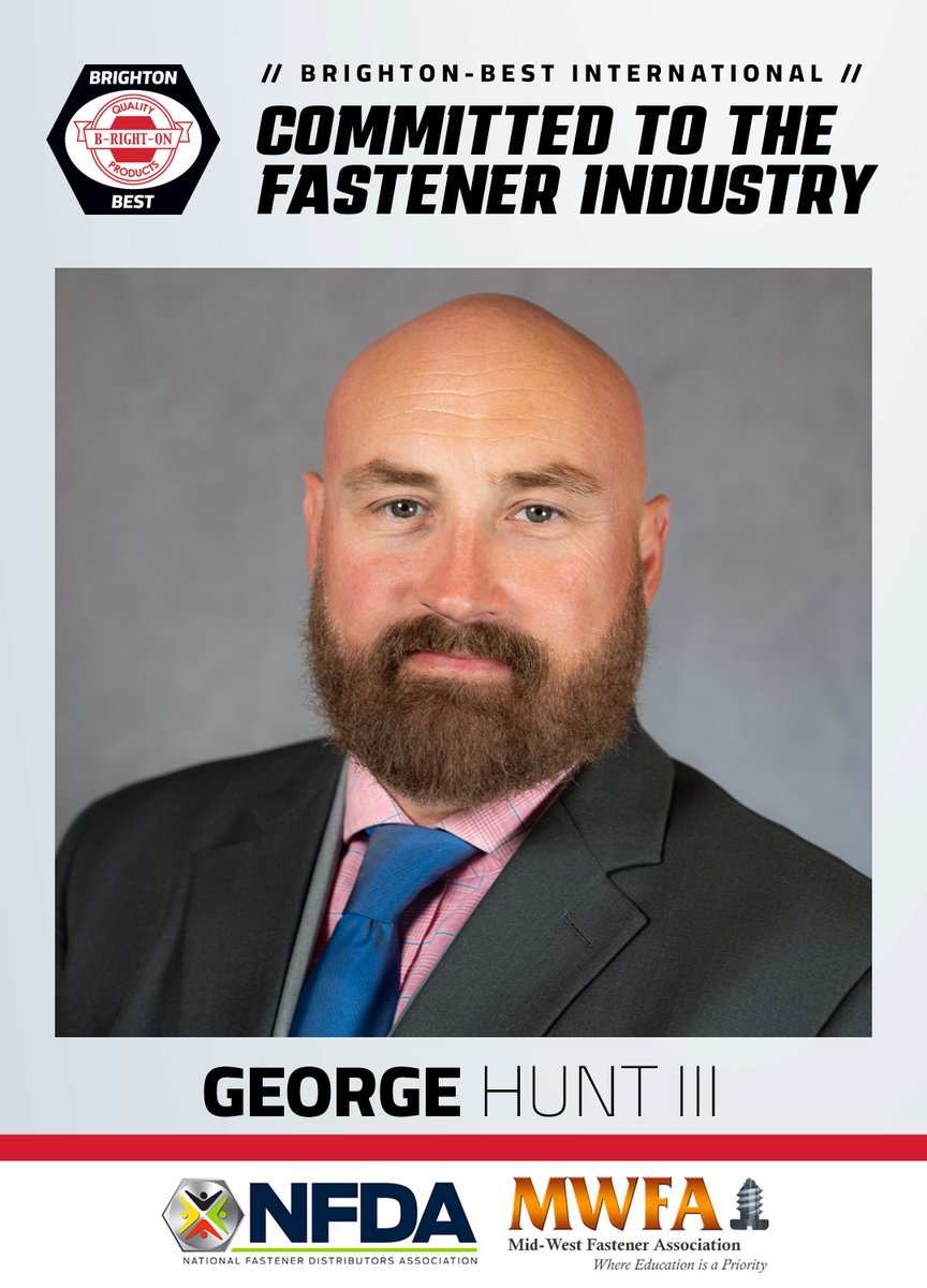 ProferredPro's tweet photo. Big Milestones for George Hunt III: New NFDA Board Appointment and Continued MWFA Leadership

#NationalFastenersDistributorAssociation #MidWestFastenerAssociation #YoungFastenerProfessionals https://t.co/H6CrW2EcPb