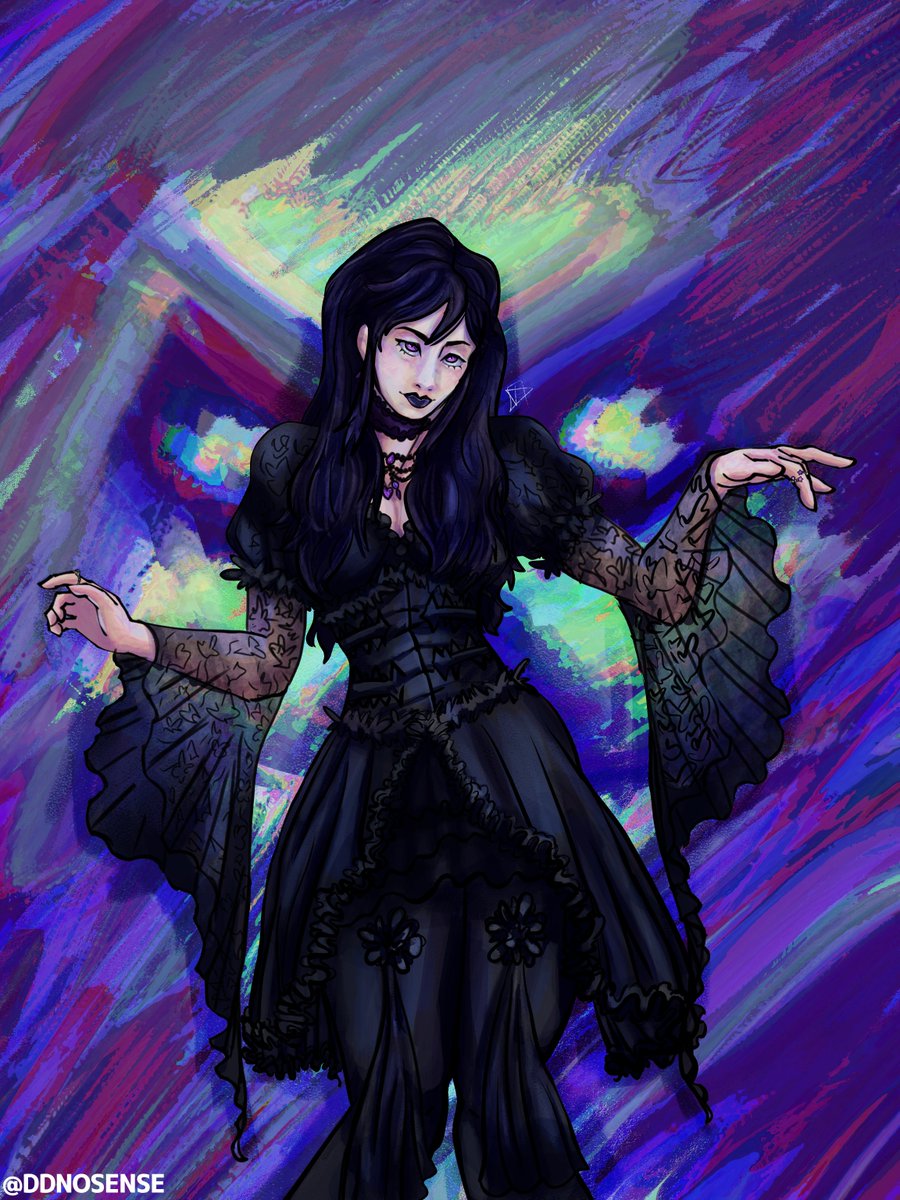 ddnosense's tweet photo. Comission para a Loh da personagem Nelie 

me diverti muito trabalhando com as cores
#comissions #art #ordemparanormal https://t.co/nAVutrPZta