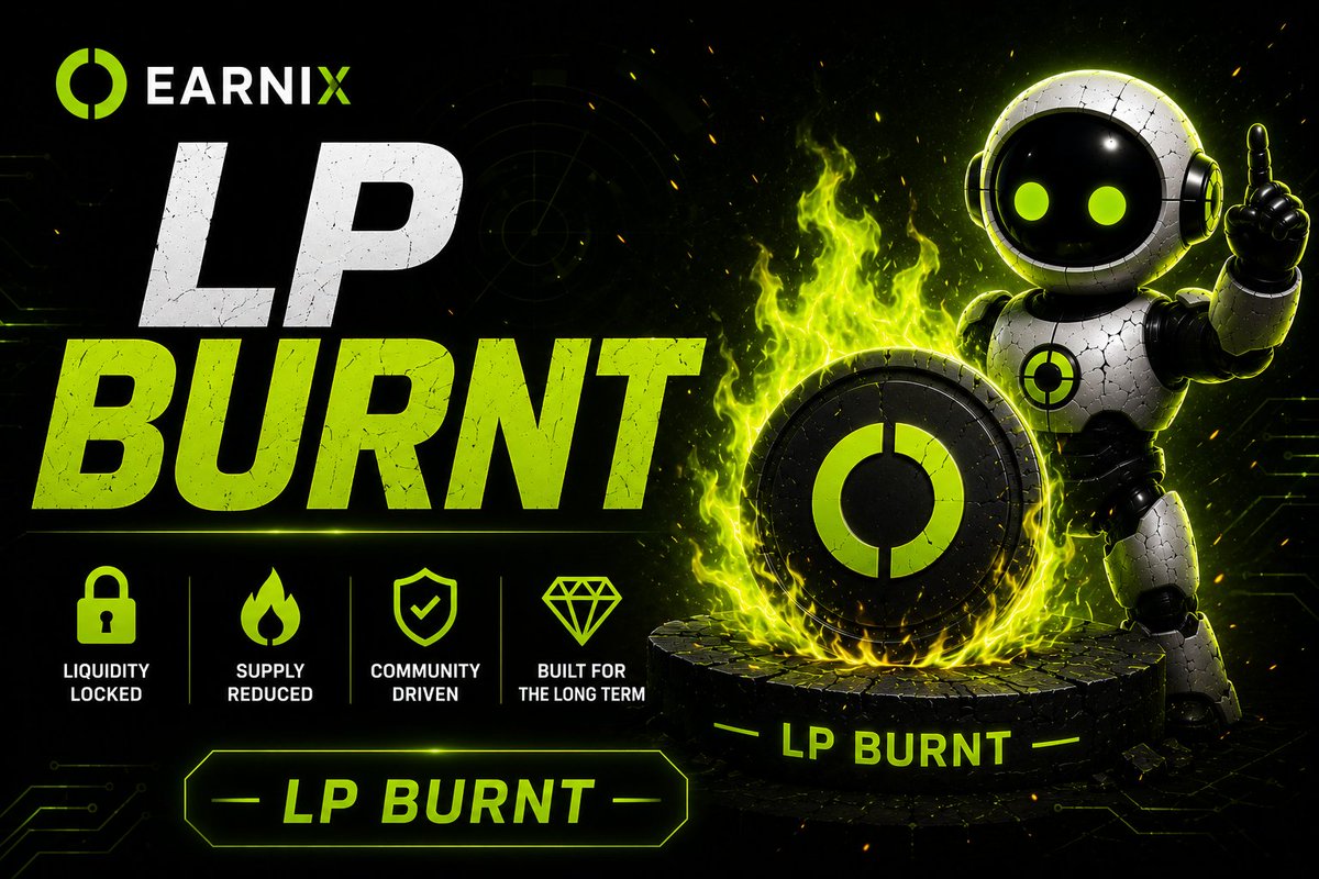 earnix_tg's tweet photo. 🔥 LP Burned.

We've permanently burned the $EARNX liquidity pool tokens.

Proof (on-chain):
https://t.co/rX23MciEAy

Built for the long term. 💚⚡️ https://t.co/7XxkP5Ne7y