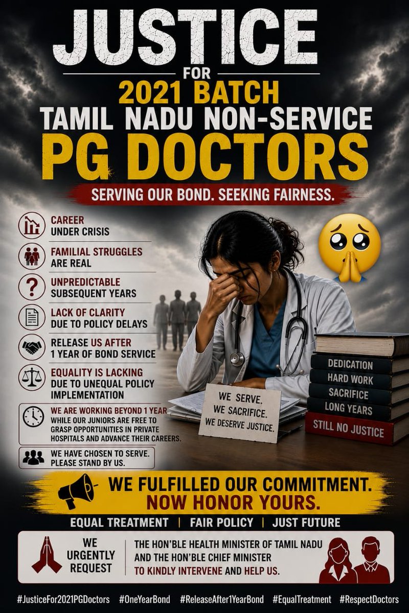 Funnyking98765's tweet photo. #EqualTreatmentForNSPGs
 #FixTNBondSystem
 #FairTNBondSystem
 #EndDiscrimination #VoiceForNSPG2021Doctors

@CMOTamilnadu @arunr https://t.co/xXO5Hinpgn