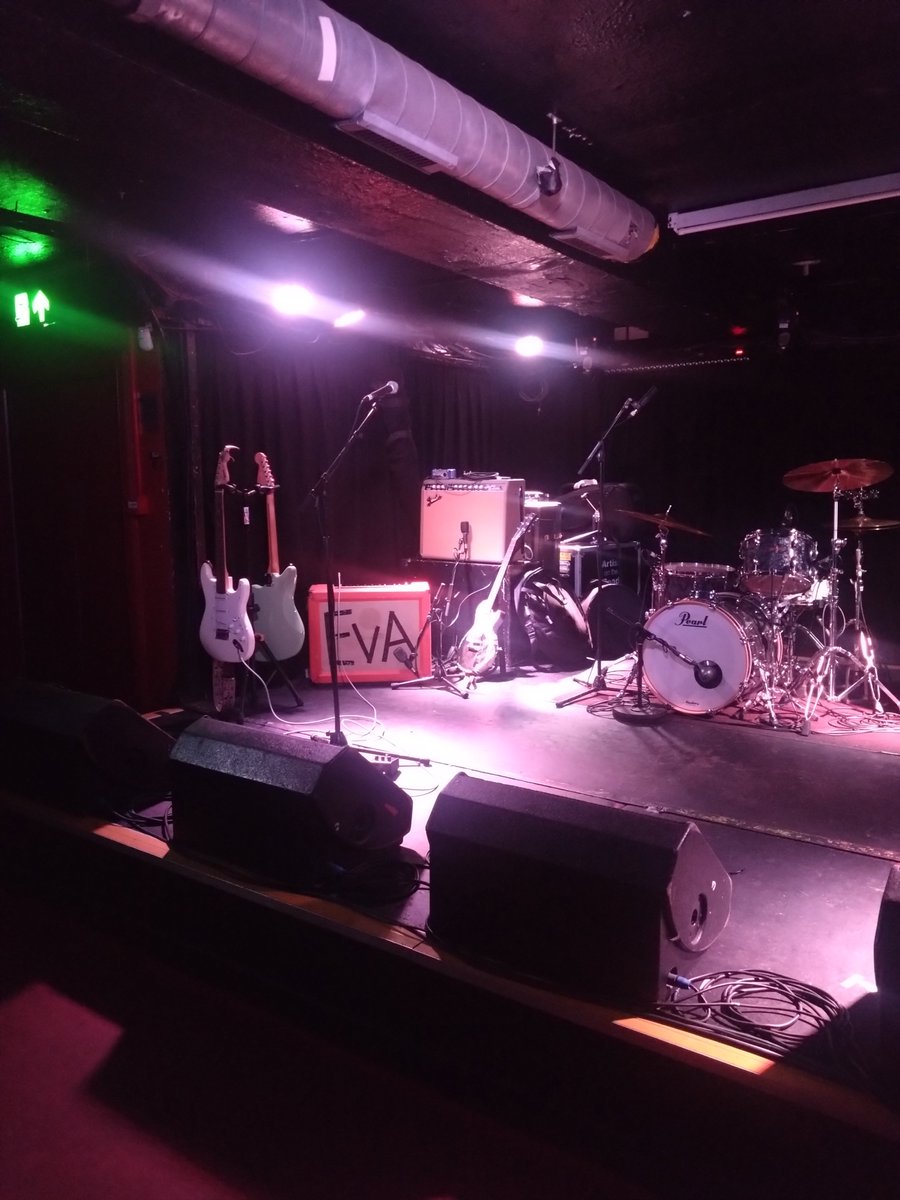 AlexEGTK's tweet photo. Tonight's gig. 
Either they're fans of Evangelion, or it's The Cords opening. https://t.co/120ngFYWWI