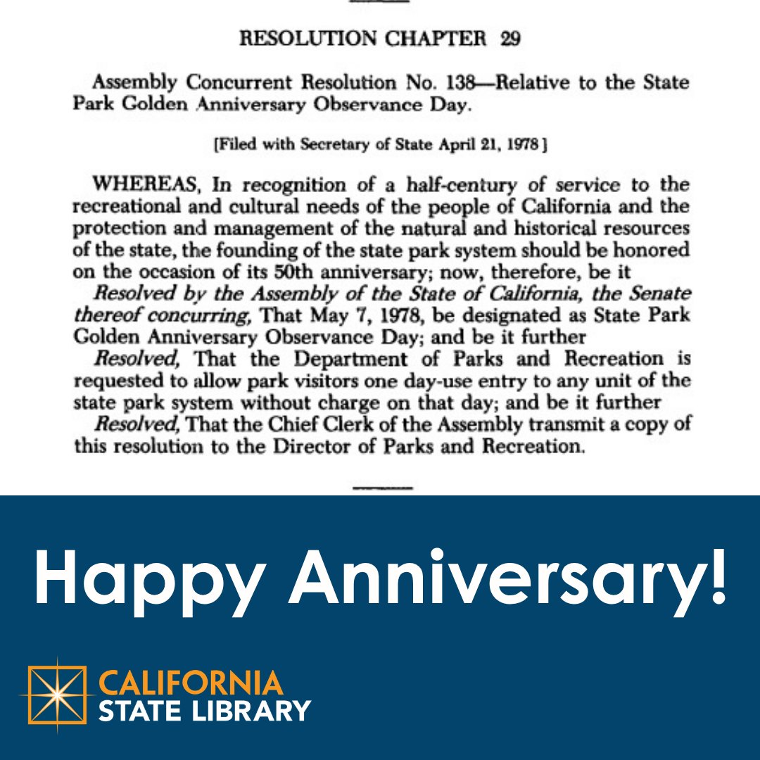 CA State Library tweet media