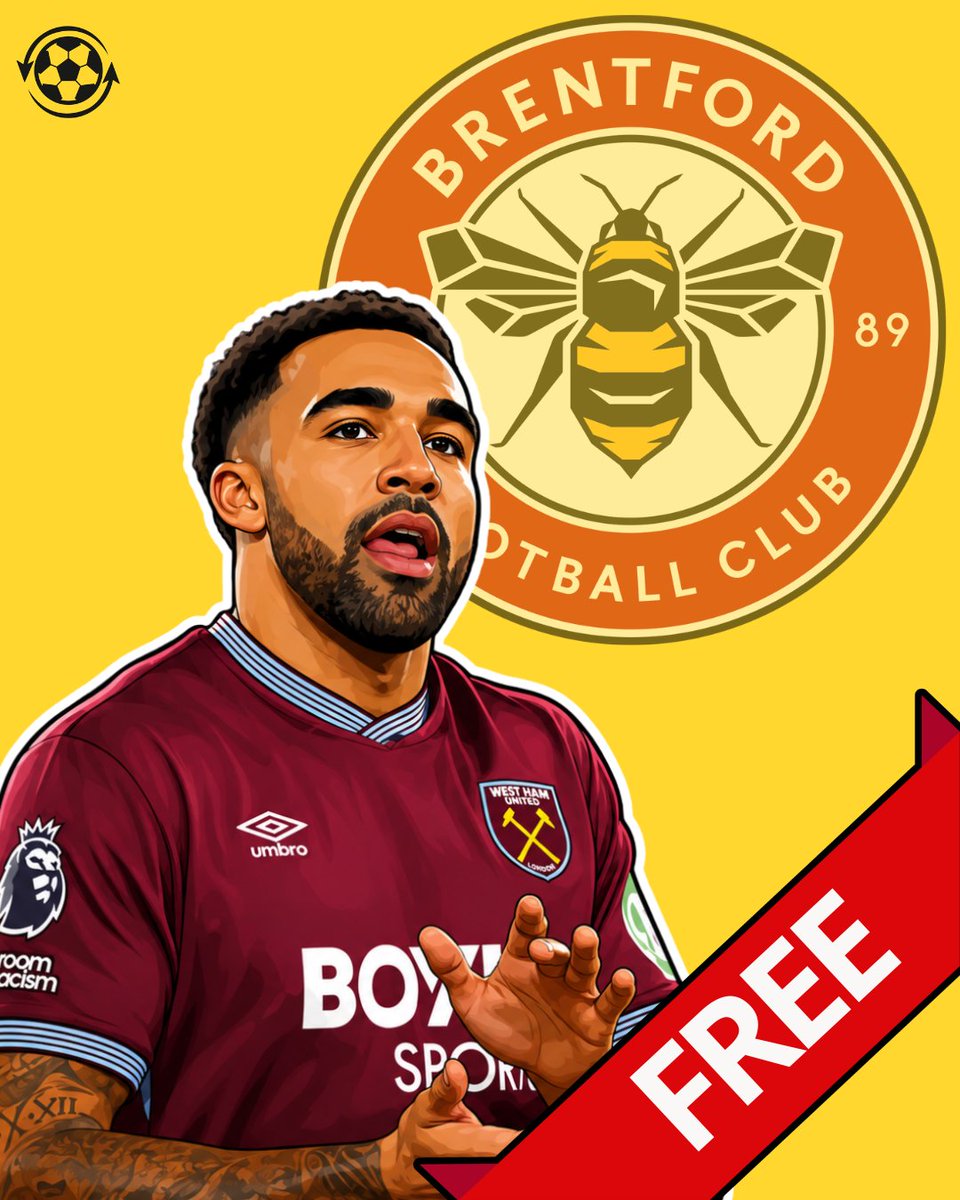 DeadlineDayLive's tweet photo. 🚨 Brentford are exploring the possibility of signing Callum Wilson on a free transfer following the expiry of his West Ham contract.

The 34-year-old striker is weighing up several opportunities as he considers the next step in his career.

Wilson is currently leaning towards remaining in England, with Brentford among the clubs hoping to secure his signature.

(Source: @JacobsBen)