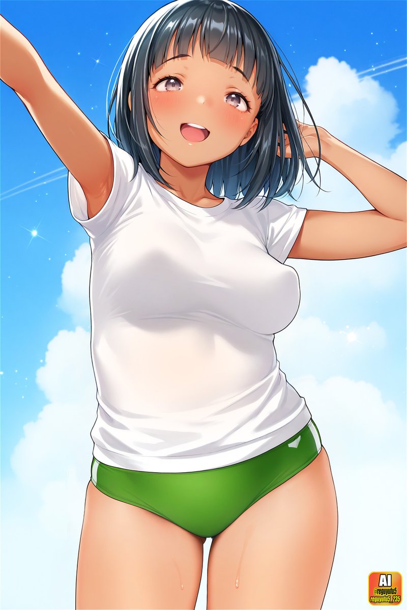reguyufu5's tweet photo. #AIgirl #AIイラスト #animegirl #buruma #ブルマ https://t.co/1IIA3DabMW