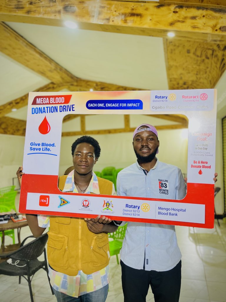 oldboydidi's tweet photo. The gift of blood is the gift of life. Join us tomorrow for the Mega Blood Donation Drive and help bring hope to those who need it most. ❤️

Each one, engage for impact 
@rotaryd9214 @Rctclub_KIU 
#Rotary 
#Giveblood #savelife https://t.co/n8SGqiJo0c