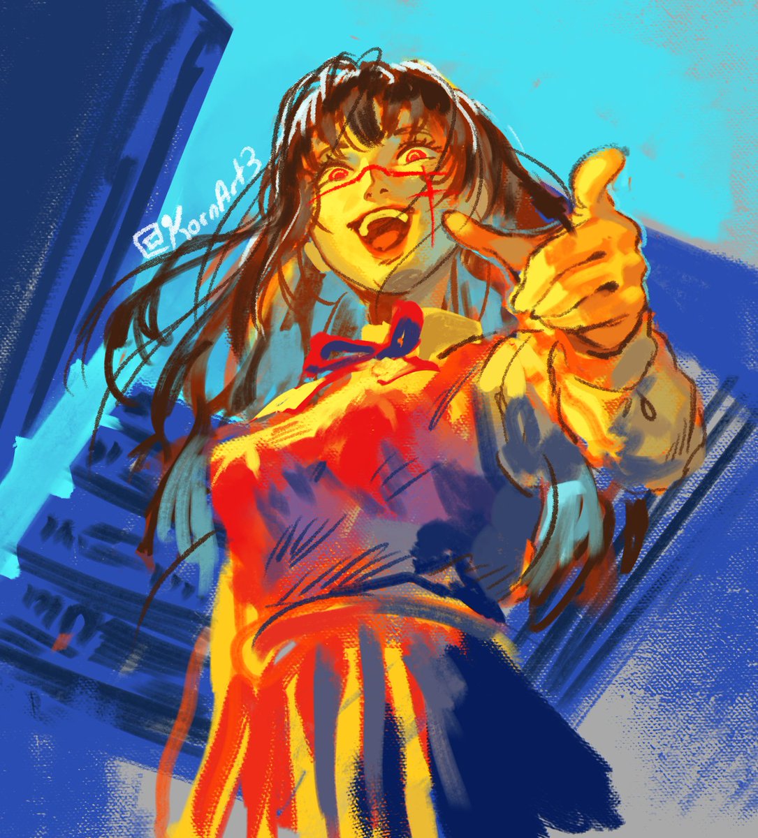 KornArt3's tweet photo. Yoruu art i made for myy girlie @Daereamart https://t.co/oY8WYqCGZu
