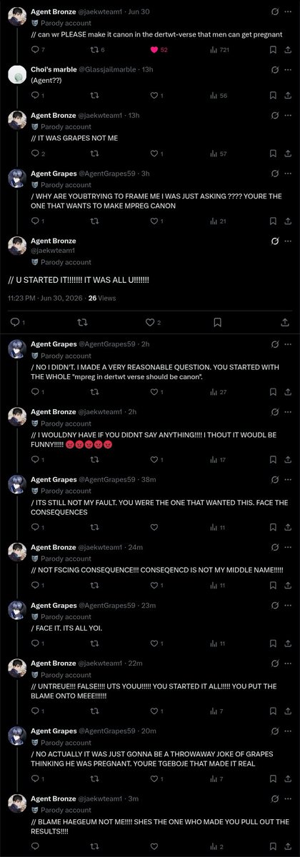 Glassjailmarble's tweet photo. (For anyone who fears the agents at the Bureau are too strict, have a good look at this lol /j) https://t.co/SyxnMWxrb5
