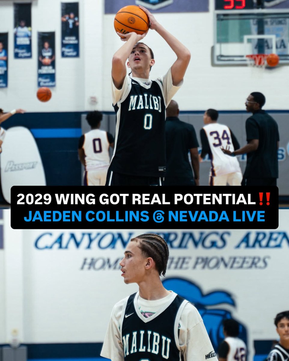 malibu_hoops's tweet photo. Jaeden Collins @jaedencollins0 will be one of the top 2029s on the West Coast when all is said and done. Oozing with potential and real tools, he’s beginning to turn into the type of national prospect we know he can be. Buy stock now 📈 #GoSharks 🦈 @TeamCPSA https://t.co/SxQNxf60Bb