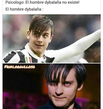 motaFTW's tweet photo. @valentingomez11 Dybala tiene mas pinta de spiderman https://t.co/GplmGlzNa6