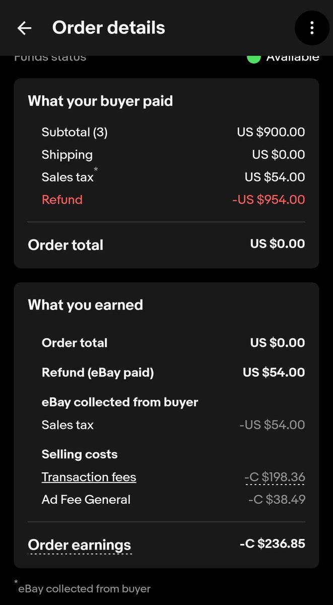 bytedotfun's tweet photo. @eBay is a biggest scam for sellers. Everything's good till it isn't. As soon as some buyer wants to scam you, eBay PROTECTS THEM AND NOT YOU. 

They don't care about your feedbacks. Sellers lose no matter what.

THEY DON'T EVEN HAVE CS TO HELP YOU OUT. THEY HANGUP ON YOU. https://t.co/uHiW1ny7Ok