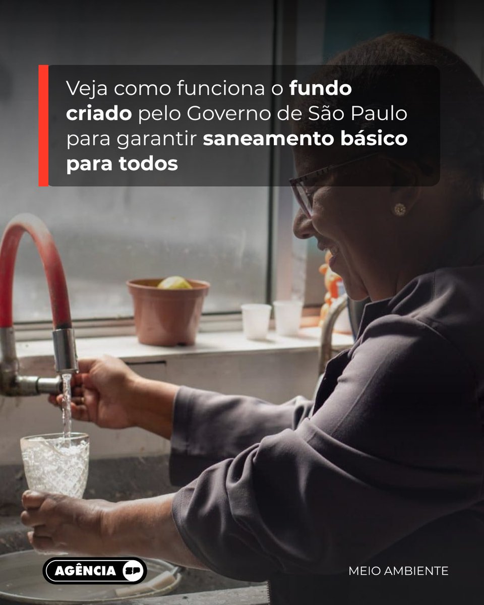 secomsp's tweet photo. SANEAMENTO | Veja como funciona o fundo criado pelo Governo de SP para garantir saneamento básico para todos.

O Fausp amplia os investimentos em água e esgoto, mantém as tarifas equilibradas e financia programas para famílias vulneráveis.

Saiba mais: https://t.co/4zolPt87He https://t.co/mU7f6DVenI