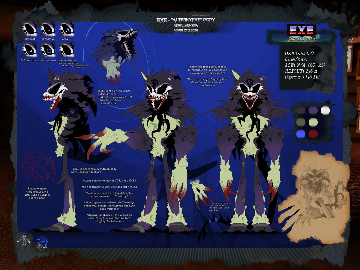 _torn_crown's tweet photo. When I'm in "most unreasonably complex reference sheet" competition and my opponent is myself or some
Glowup of the year bruh !!
(Just to clarify again this thing is a SONA.)
---
#pc2 #pillarchase2 #pillarchase2fanart #sonicexe #sonicexeoc #theycalledmesonic https://t.co/sNJnsZpxcJ