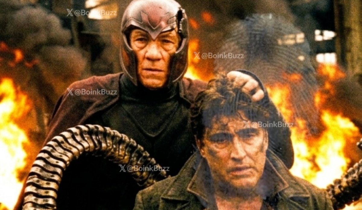 ansu_chattaraj's tweet photo. 'AVENGERS: DOOMSDAY' LEAKED Images Upscaled 😱🔥
• Magneto vs Doc Ock
• Shang Chi & Ghost Rider
• Steve Rogers with Mjolnir
• Loki Visits Steve Rogers
#Avengersdoomsday #mcu #marvel #DoctorDoom #Namod #Magneto #DoctorOctopus https://t.co/PXFKo2qv3v