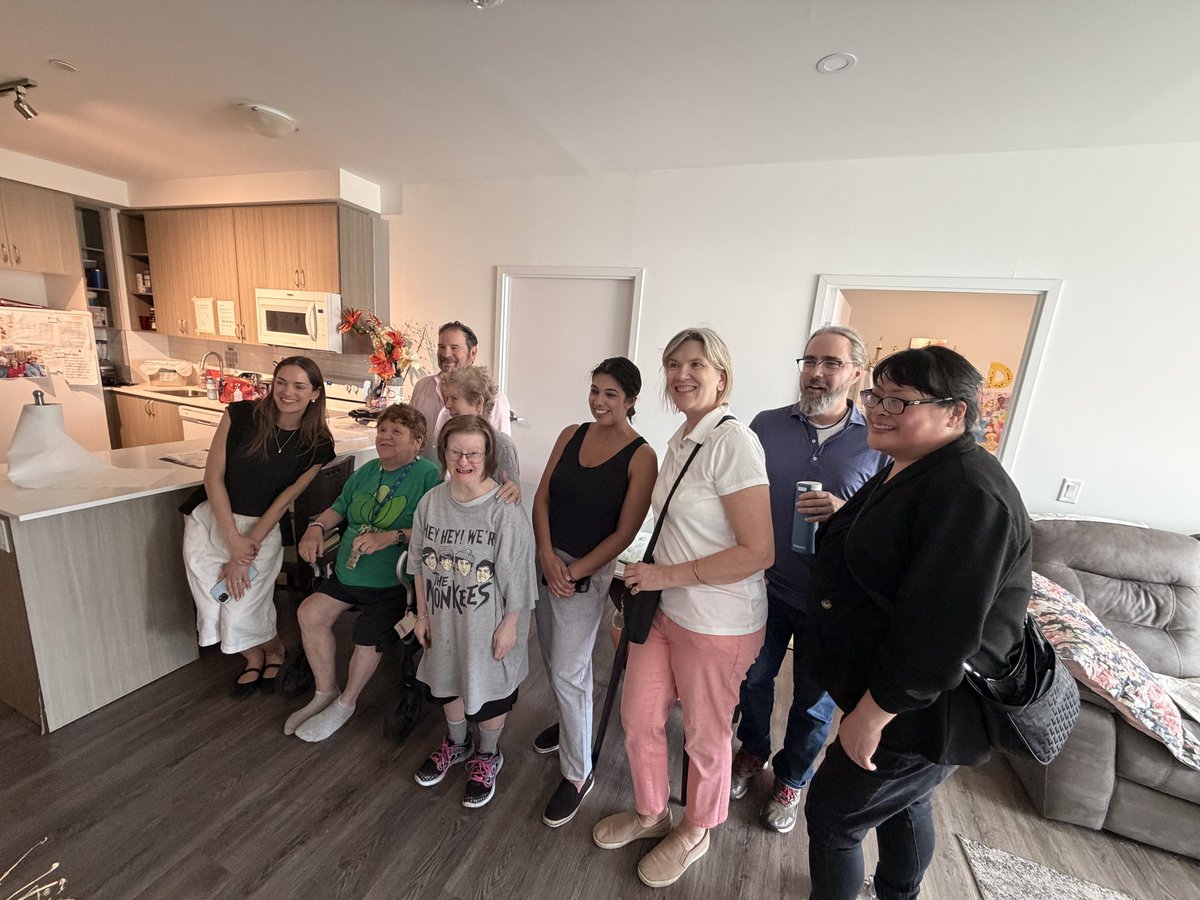 ReenaFoundation's tweet photo. Thank you to the delegates from Ontario's Ministry of Children, Community and Social Services (MCCSS) for visiting Reena and taking the time to learn more about our work. @ONSocialService 

It was a pleasure to showcase our Battle Centre, the Lou Fruitman Reena Residence, and present our future Community Health Centre while discussing some of the most pressing issues facing the developmental services sector. Together, we explored the growing need for innovative supportive housing, stronger integration between health and developmental services, and collaborative approaches to meeting the increasingly complex needs of individuals and families.

We are grateful for the Ministry's ongoing partnership and support. Meaningful progress happens when service providers, researchers, and government work together to develop practical, evidence-informed solutions that improve lives.

#Reena #MCCSS #DevelopmentalServices #SupportiveHousing #HealthInnovation #CommunityInclusion
