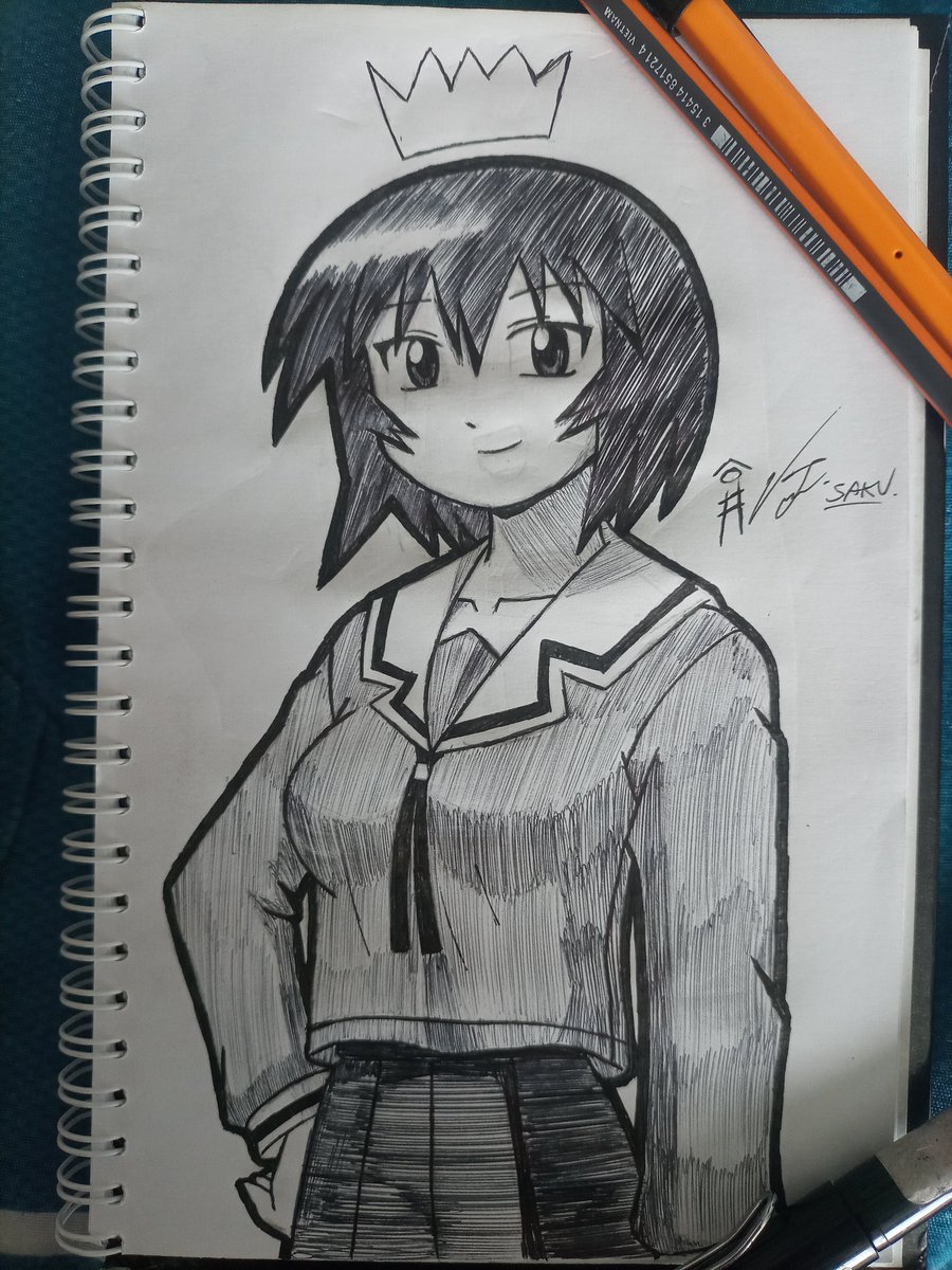 sakutakin0's tweet photo. Kagura 

#AzumangaDaioh #Azumanga #Fanart #Kagura #KaguraAzumanga #あずまんが大王 https://t.co/Xc8jFHWJVy