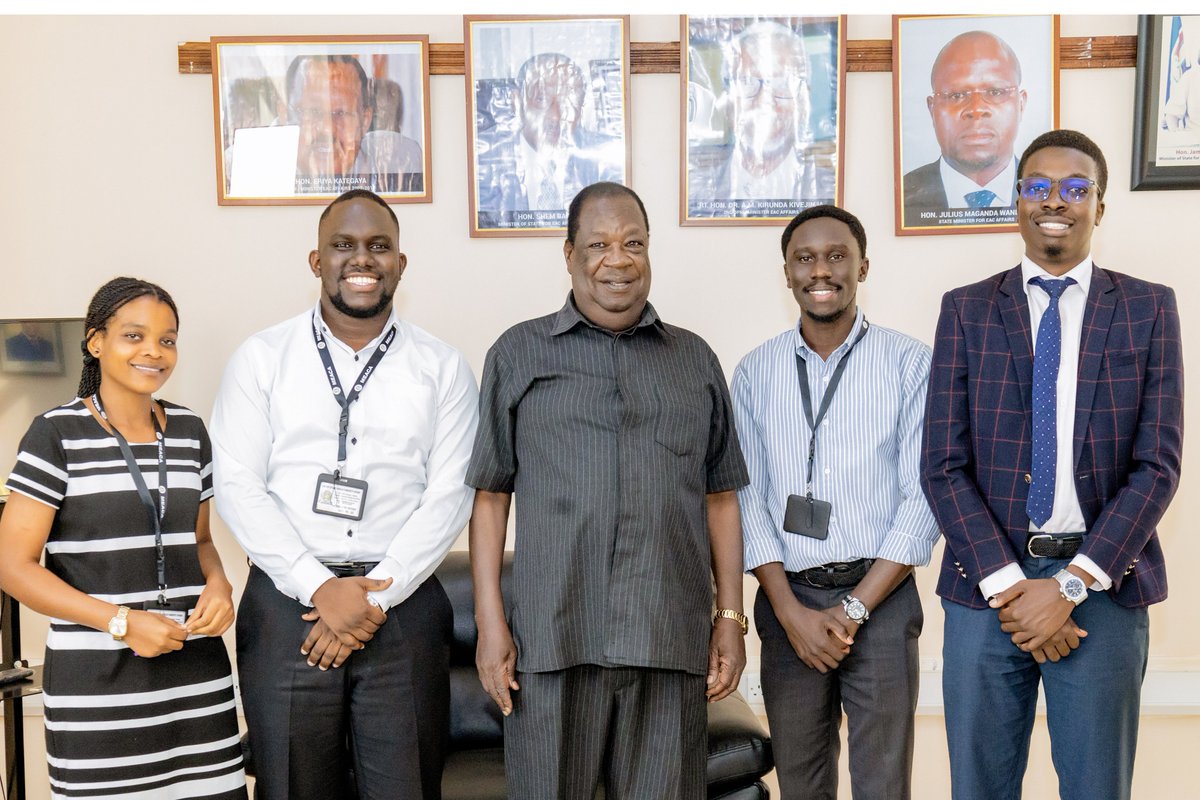 RealBishopsam's tweet photo. This afternoon at the @meaca_ug’s Head Office, Kingdom Kampala House on Nile Avenue, staff of the Minister of State together with colleagues warmly welcomed Hon. Ikuya Magode.  They congratulated him on his reappointment as Minister of State, celebrating with joy and unity. Special thanks to H.E. President @KagutaMuseveni Kaguta Museveni for the trust and confidence shown in reappointing Hon. Magode to continue serving the nation. @RebeccaKadagaUG