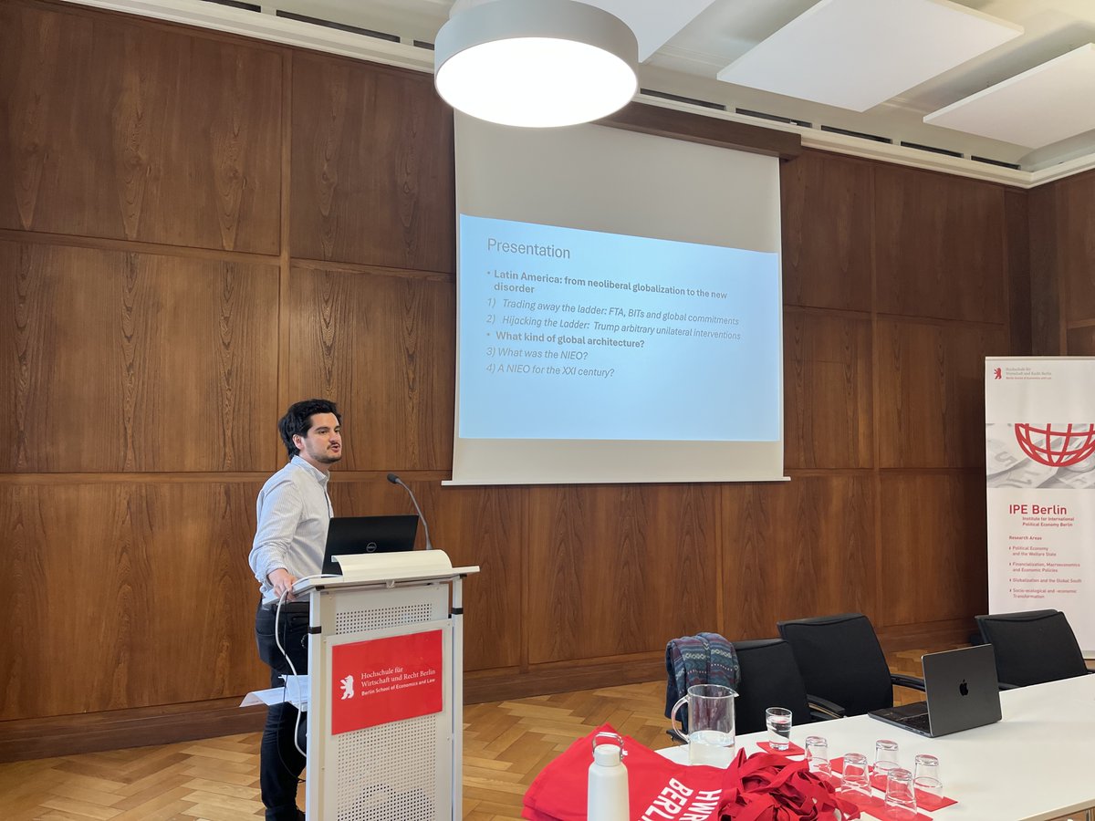 IgnacioSilvaN's tweet photo. Very happy to have co-organized the IPE–YSI Workshop “The Redefinition of Trade Patterns” at @IPE_Berlin with @ysi_commons 
Two great days of discussion on trade, innovation, GVC, and industrial policy.
Thanks to all participants for their excellent contributions! https://t.co/NeHsPPgP3P