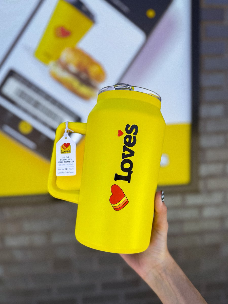 LovesTravelStop's tweet photo. Tell us what you’re filling this 52 oz Love’s mug this summer. We’ll send it to one of you! https://t.co/vdUvIAOJUK