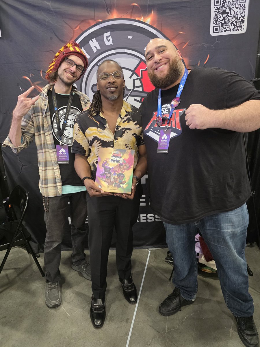 BoilingPTGames's tweet photo. Thank you to the entire FGC and everyone who stopped by our booth at EVO. Your support and excitement for Ready Set Fight meant the world to us.
A special thank you to @jchensor , @Rooflemonger, @_saintcola and @Tasty_Steve  for taking the time to check out the game! #FGC #Evo https://t.co/GIxsH92b49