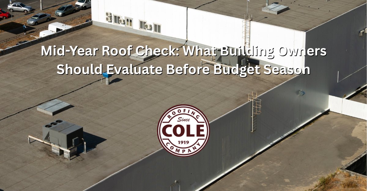 ColeRoofing's tweet photo. Before budget season is in full swing, make sure your roof is part of the conversation.
Read the blog: https://t.co/I2nZ1jLDrl
#CommercialRoofing #FacilityManagement #CapitalPlanning #BuildingMaintenance #ColeRoofing https://t.co/W8FlOqnXlG
