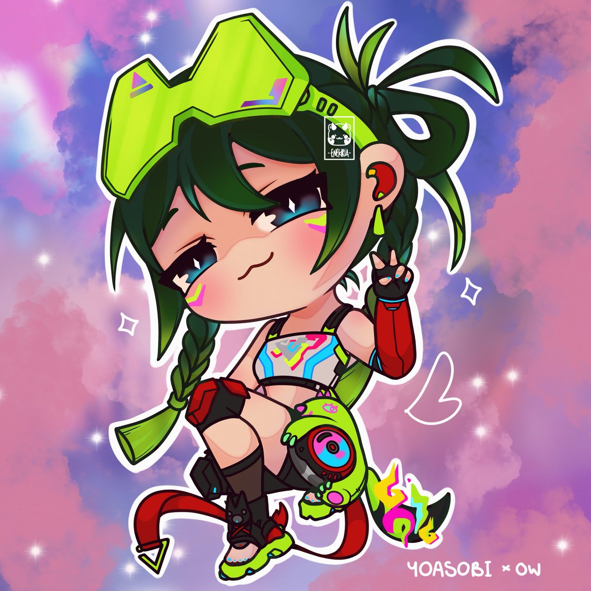EneKiria's tweet photo. Kiriko 💚
Yoasobi x Ow collab https://t.co/mMbYEnFu2y
