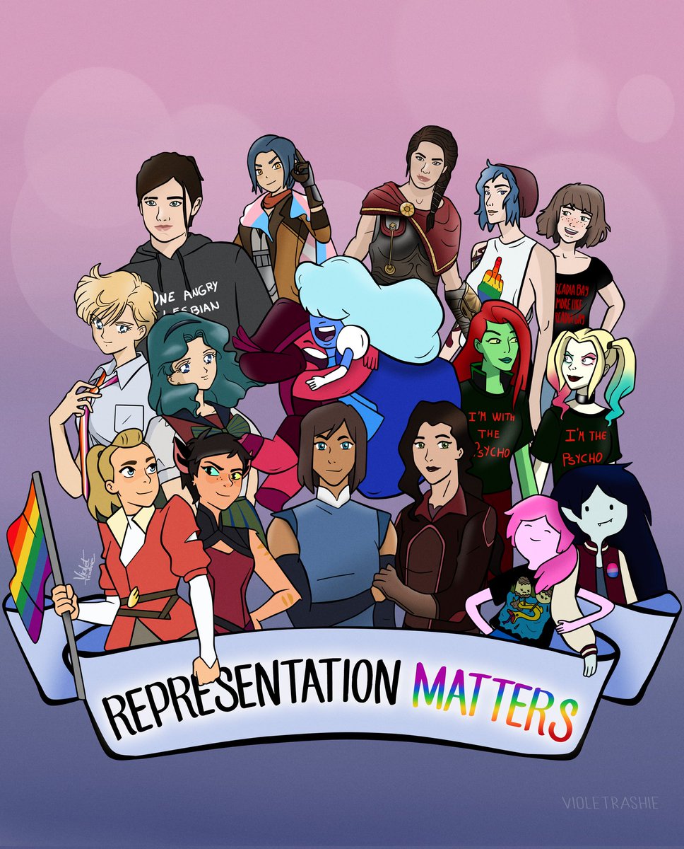 Violetrashie's tweet photo. first pride illustration (2020) vs last pride illustration (2026) 💫 https://t.co/DMIlMJIdEB