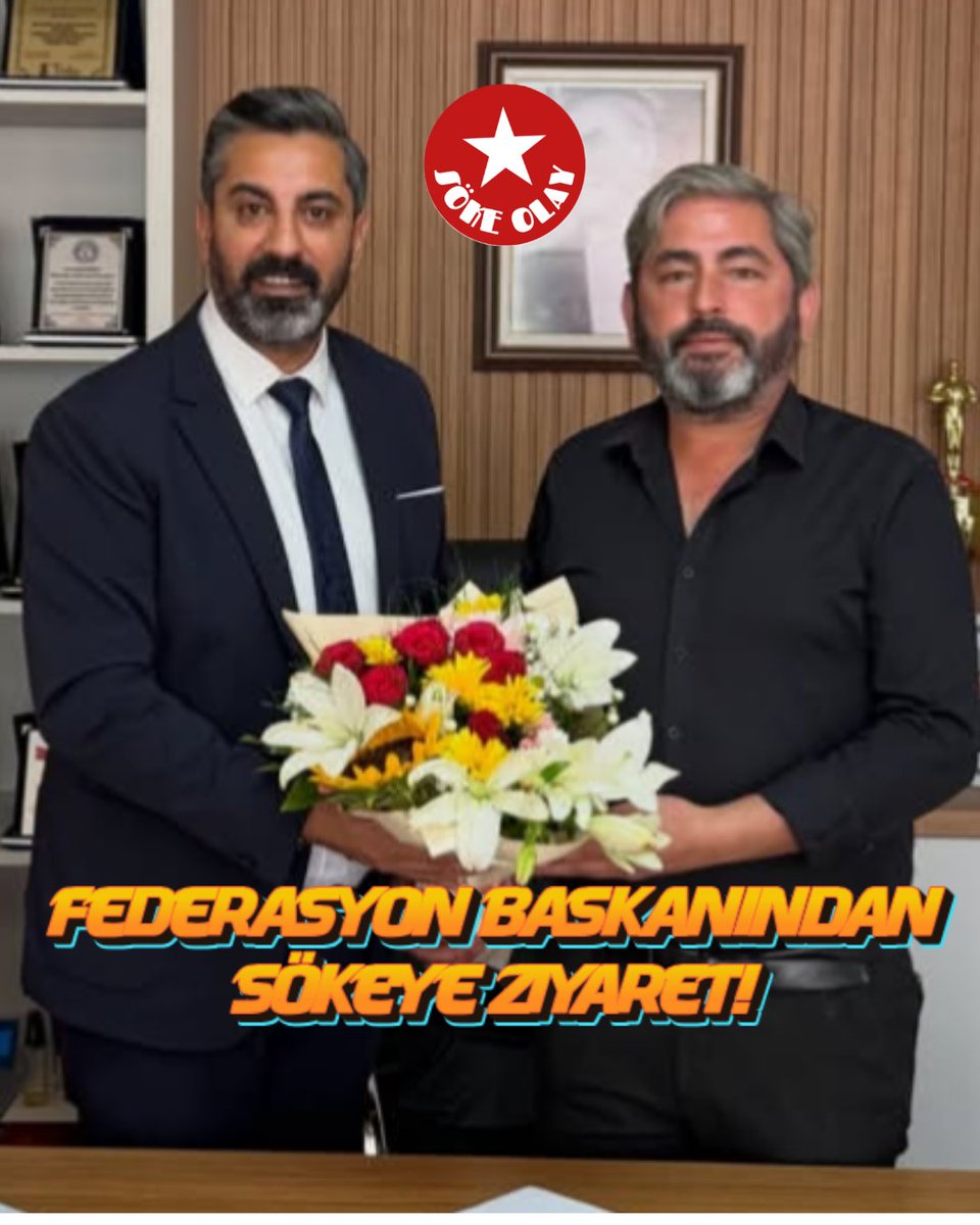 SOKEOLAY's tweet photo. FEDERASYON BAŞKANINDAN SÖKE'YE ZİYARET!  https://t.co/aBdIfMX1pm https://t.co/HNFvekG5Bf