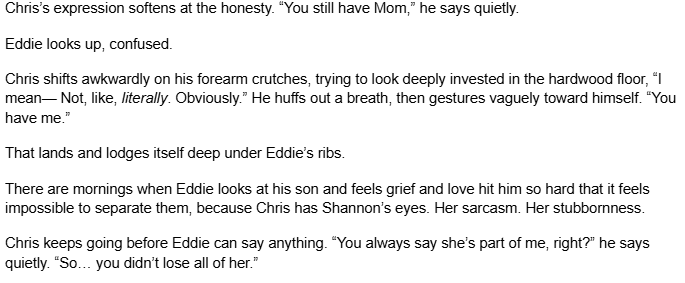 Hawkbutt's tweet photo. I tend to kill off Shannon in every fic so I can use it as therapy... https://t.co/yQ8iVdQDHT